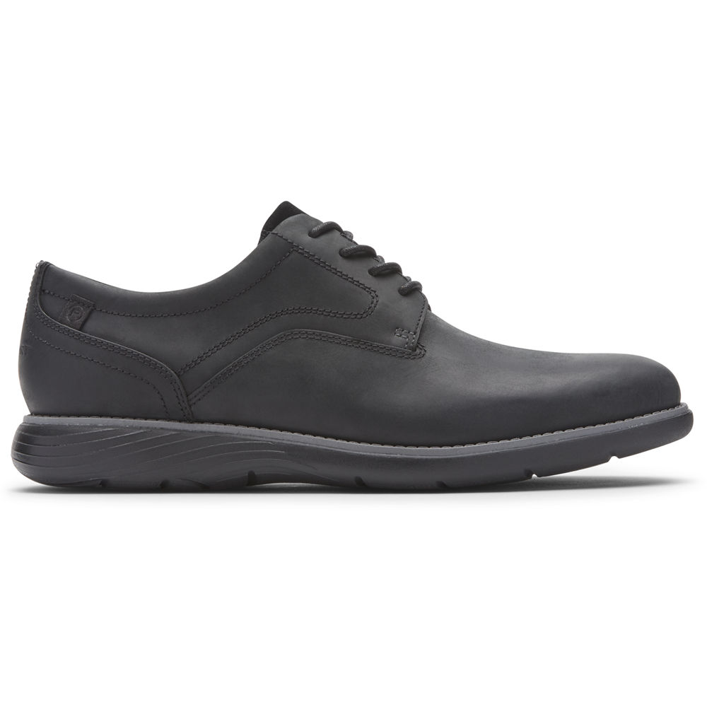 Rockport Oxfords Herre Svart - Garett Plain Toe - QTCE09756